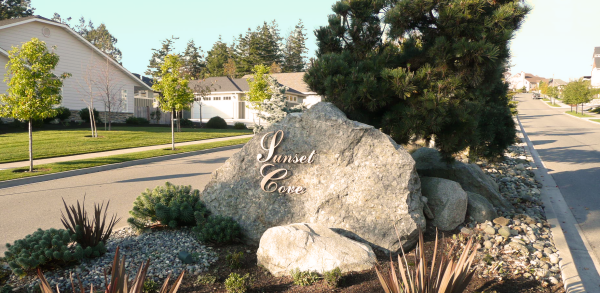 Sunset Cove Entry Sign